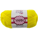 YARN, ACRYLIC (BRIGHT YELLOW) 2OZ