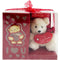 GIFT BEAR IN A BOX HEART (W/ LIGHT)