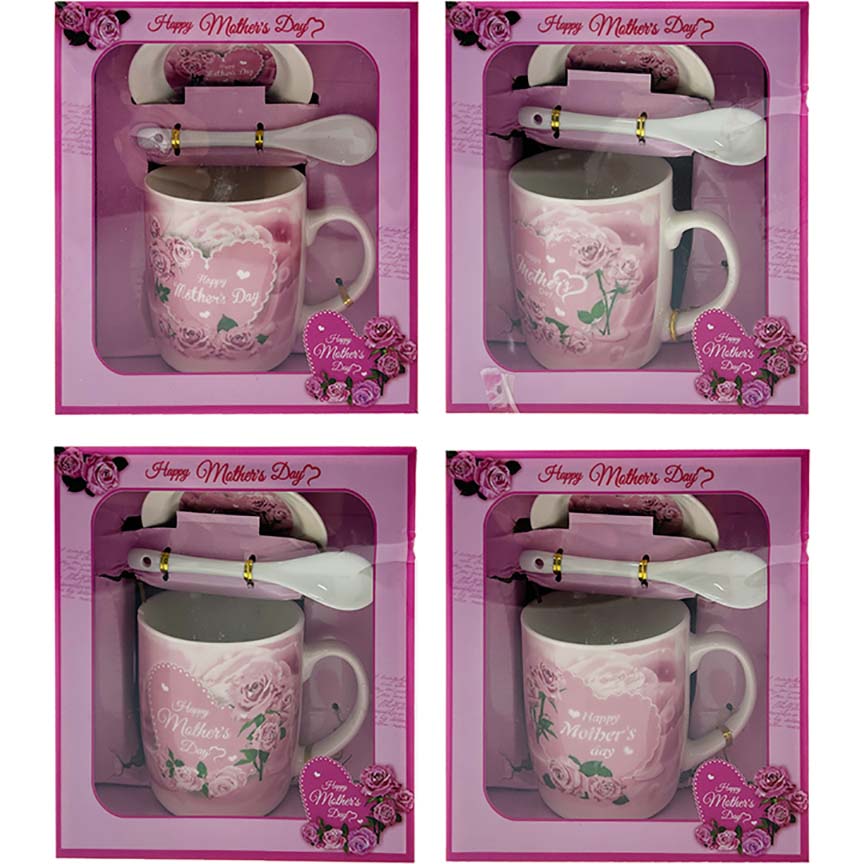 MOTHER DAY MUG SET SCENERY ASTD