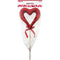 HEART PICK GLITTER 36CM