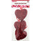 HEART GLITTER FOAM 3PC 8CM