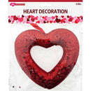 HEART DECOR HOLLOW GLTR 13X14CM