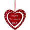 HAPPY VALENTINE'S DAY HEART SIGN 24CM