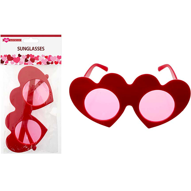 VALENTINE GLASSES HEARTS 16X7.5CM