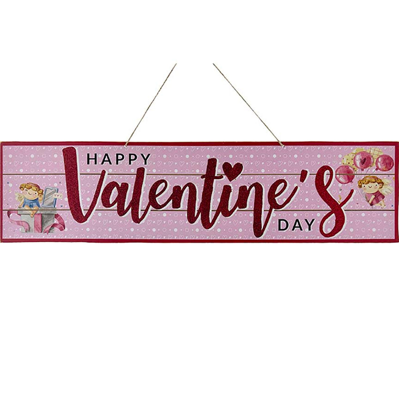 VALENTINE DAY SIGN HORIZ 24.5"