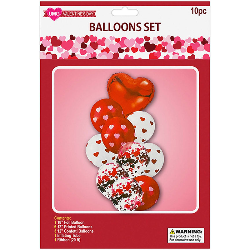 BALLOONS 12" & 18" 10PK 12in (30.48cm)