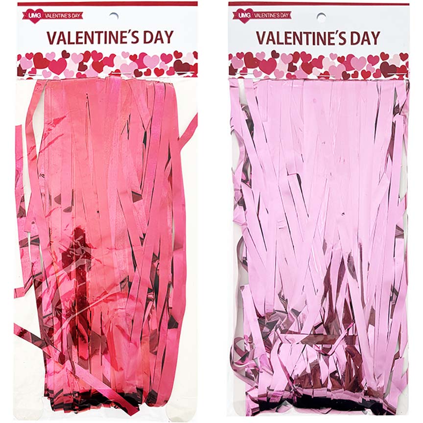 VALENTINE FRINGE CURTAIN 39X"78" 2 ASTD