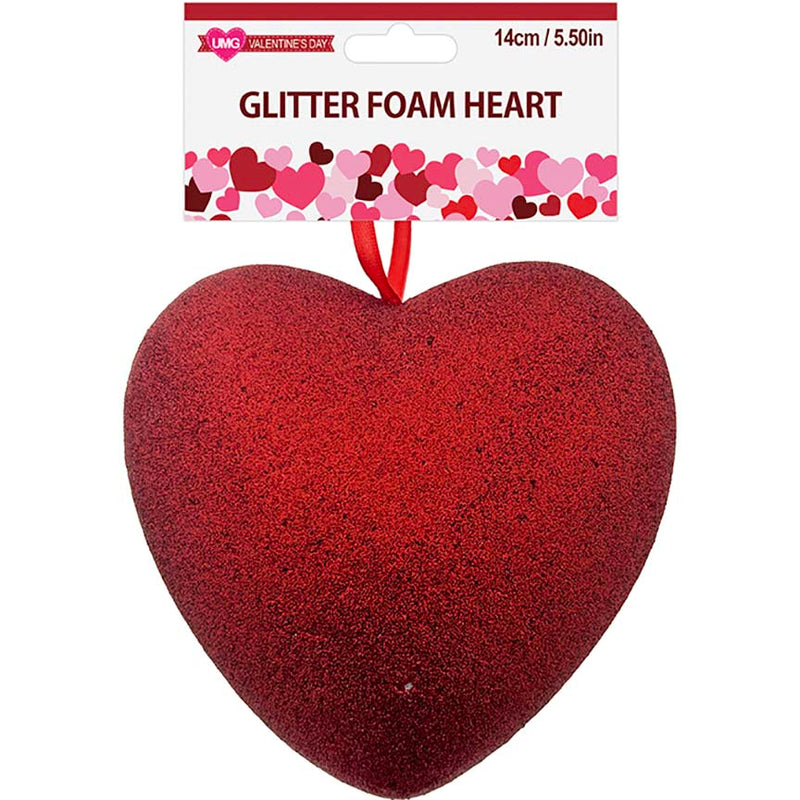 HEART DÉCOR GLITTER 14CM