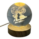 3D GLOBE LIGHT "I LOVE YOU FOREVER"