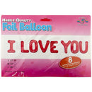 LETTER BALLOONS "I LOVE YOU" 7PC 16in (40.64cm)