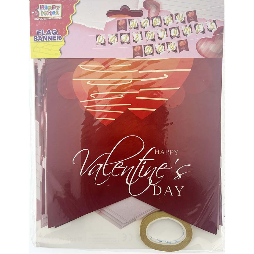 PARTY BANNER FLAG 22PC 8.27x5.91in (21x15cm)