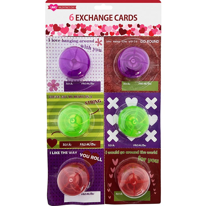 EXCHANGE CARDS YOYO 6PK