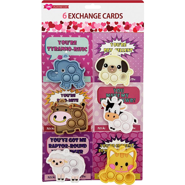 EXCHANGE CARDS ANIMALS 6PK