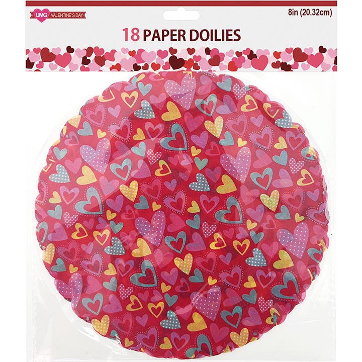 DOILIES PAPER ROUND 3ASSORTED
