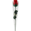 RED ROSE WRAPPED W/LIGHT UP 13in (33.02cm)