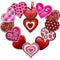 FOAM PLAQUE HEARTS 11.75in (29.85cm)
