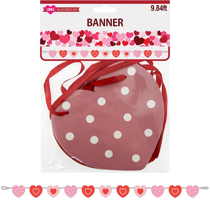 BANNER HEART 9.84ft (0.91m)