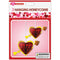 DÉCOR HANGING HONEY COMB HEART 2PK