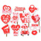 PARTY PHOTO PROPS 12PC