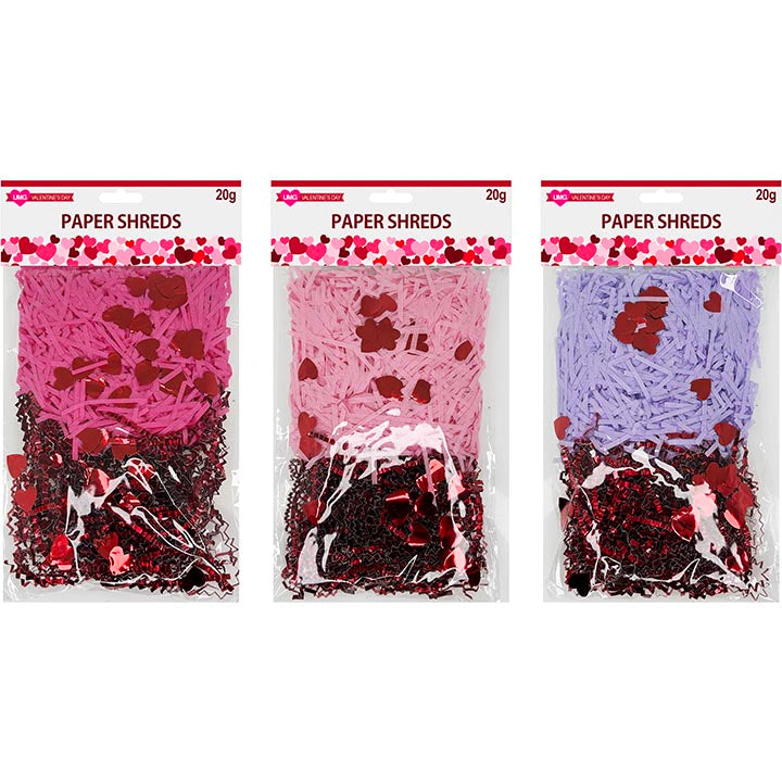 PAPER SHRED MIX SHAPE 3ASSORTED 0.7oz (20g)