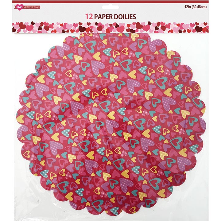 PARTY DOILIES VA 12PCS 12INCH