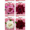 HAIR CLIP ROSE 2.25 4 COLOR ASSTD