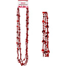BEADED NECKLACE 4PK 30IN