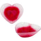 BOWL HEART FROSTED 8.38X7.47X3IN