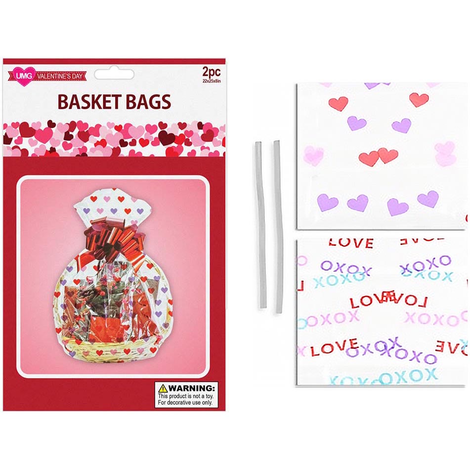 BASKET BAGS CELLO 2PK 22X25X8IN