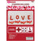 PARTY BALLOON STANDING "LOVE" 36PC 16IN