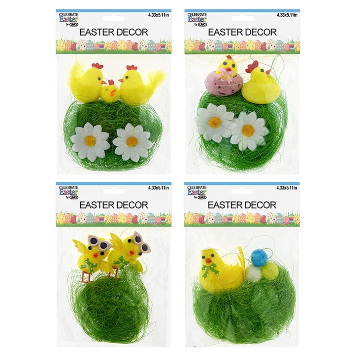 NEST DECOR 4ASSORTED 4.33x5.11in