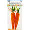 EASTER CARROTS GLITTER 2PC ASTD