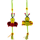 HOME DÉCOR HANGING BEE 2 COLORS ASSORTED 21.65in(55cm)
