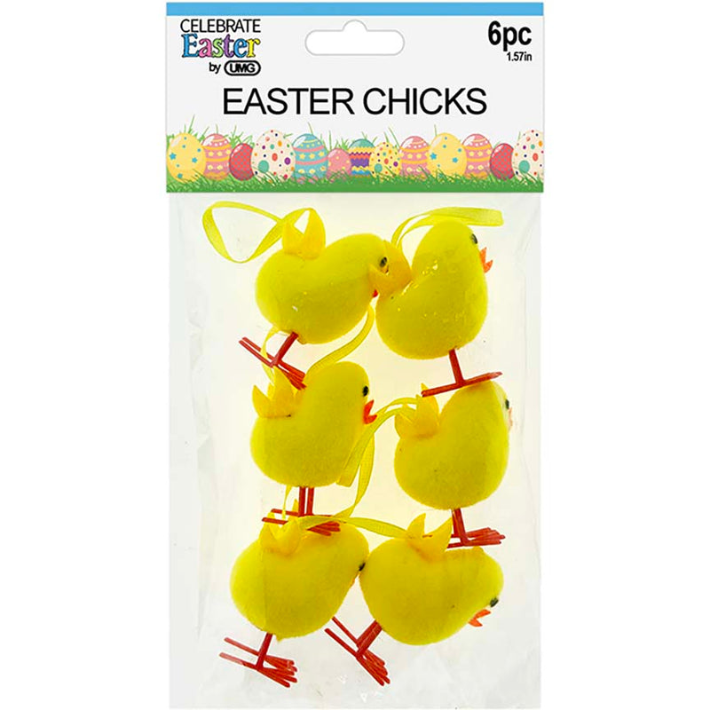 EASTER CHICK 6PC 4CM