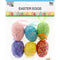 EASTER EGG 6PC 4x6CM ASTD COLOR