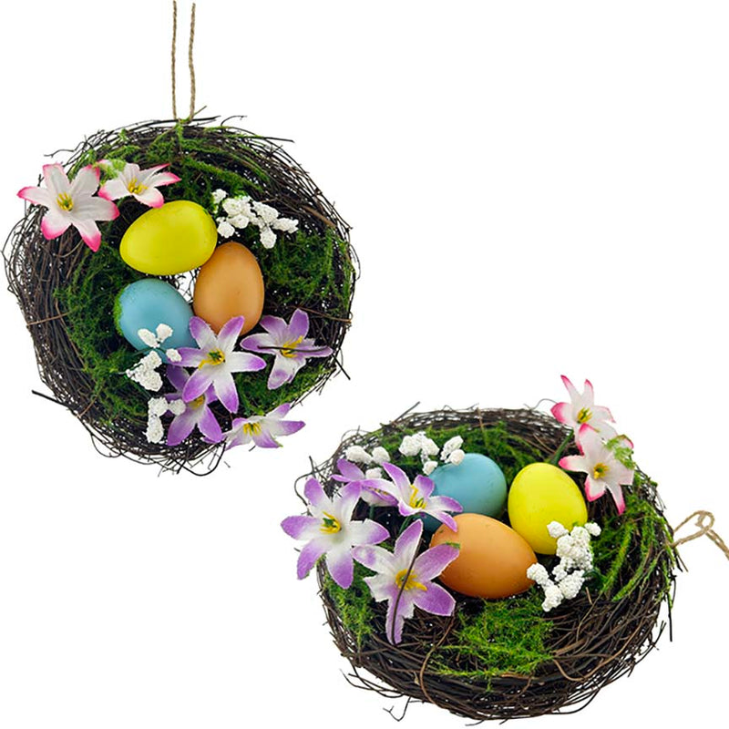 EASTER BIRD NEST W/ EGG 5.5"