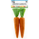 EASTER CARROT 2PC RAFFIA 21CM