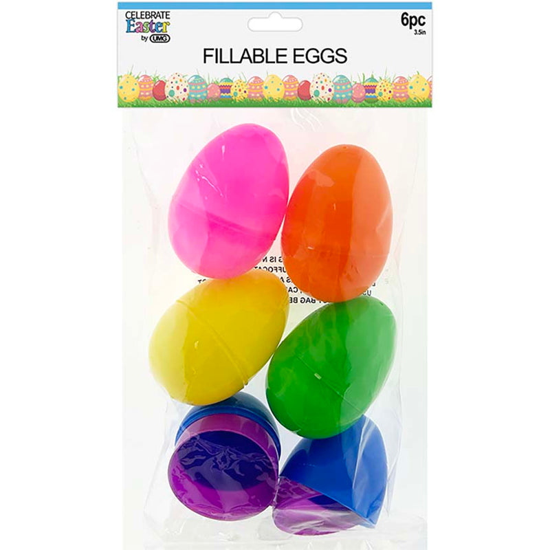 EASTER EGGS 6PC 3.5"