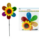 HOME DÉCOR PINWHEEL W/ SUNFLOWER HOLOGRAPHIC 12x20in (30.48x50.8cm)