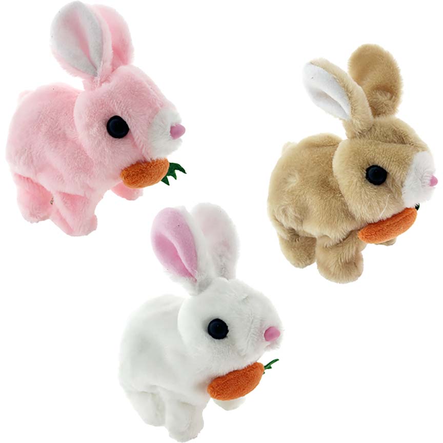 PLUSH BUNNY MOTION LIGHT SOUND