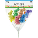 EASTER BUNNY TINSEL 6PC W/ STICK