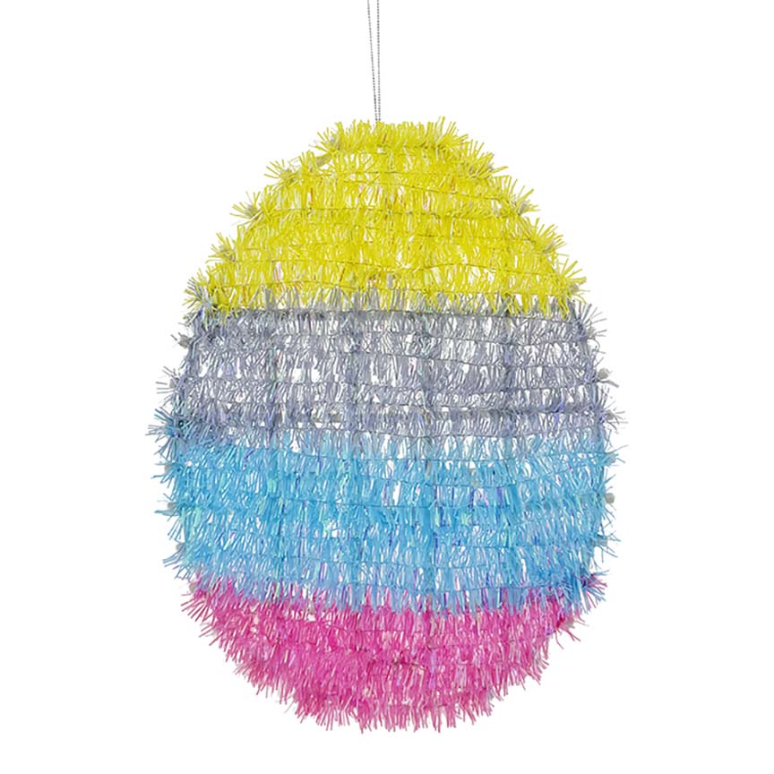 EASTER TINSEL EGG 32x24CM