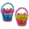 HOME DÉCOR TINSEL HANGING BAG 3D EGG BASKET 2ASSORTED 6.3x4.72in (16x12cm)