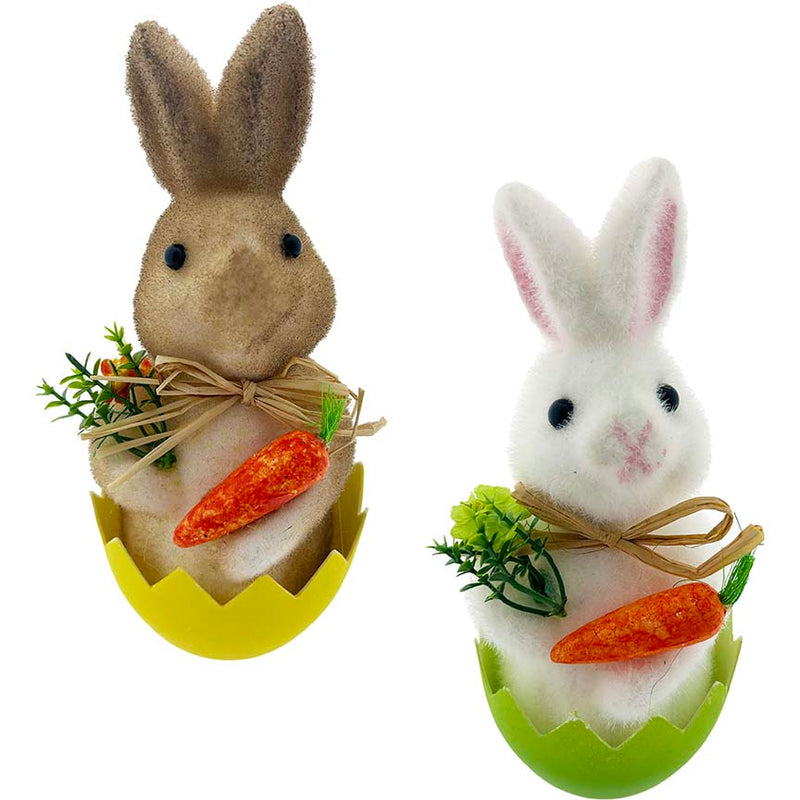 EASTER EGG RABBIT 18CM 3ASTD