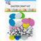 CRAFT KIT PEEL & STICK MIX ASSORTED STICKERS: 1.37in(3.5cm) Googly Eyes: 0.314in(0.8cm)
