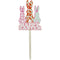 HOME DÉCOR YARD SIGN 3-BUNNY "HAPPY EASTER" 13.78in (35cm)