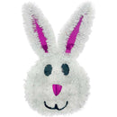 HOME DÉCOR TINSEL BUNNY HEAD 14.17x8.27in (36x21cm)