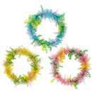 HOME DÉCOR TINSEL WREATH 3 COLORS ASSORTED 12.99in (33cm)