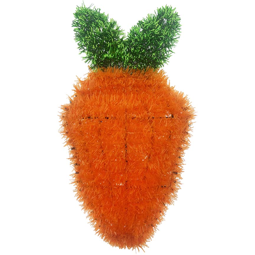 HOME DÉCOR TINSEL CARROT 15.75x8.27in (40x21cm)