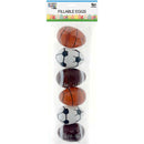 FILLABLE EGGS SPORTS BALLS 6CT 2.95in (7.5cm)